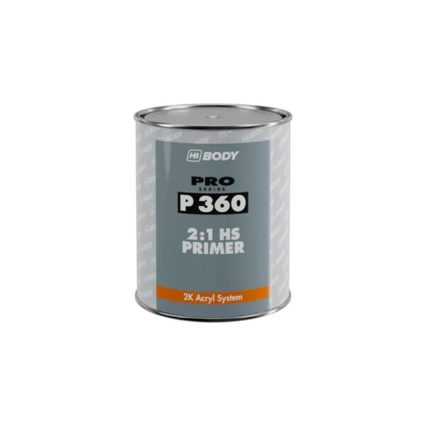 Body P360 Ακρυλικό Αστάρι Μαύρο 1LT