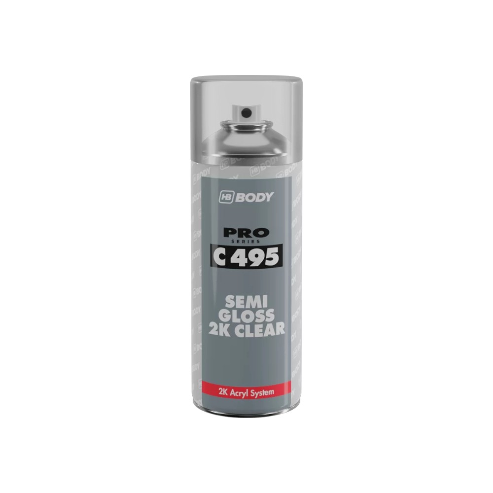 Body Spray C495 2K Διάφανο Σατινέ Βερνίκι 400ml