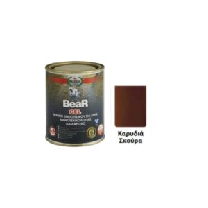 Bear Gel Βερνίκι εμποτισμού για ξύλα νανοτεχνολογίας 750ml-Καρυδιά Σκούρα