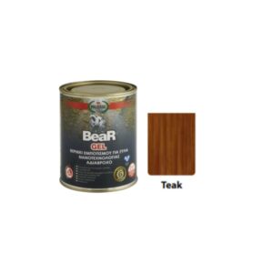 Bear Gel Βερνίκι εμποτισμού για ξύλα νανοτεχνολογίας 750ml-Teak