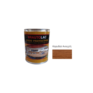 Βερνίκι Ξύλου Κρούστας Brautolac 750ml-Καρυδιά Ανοιχτή