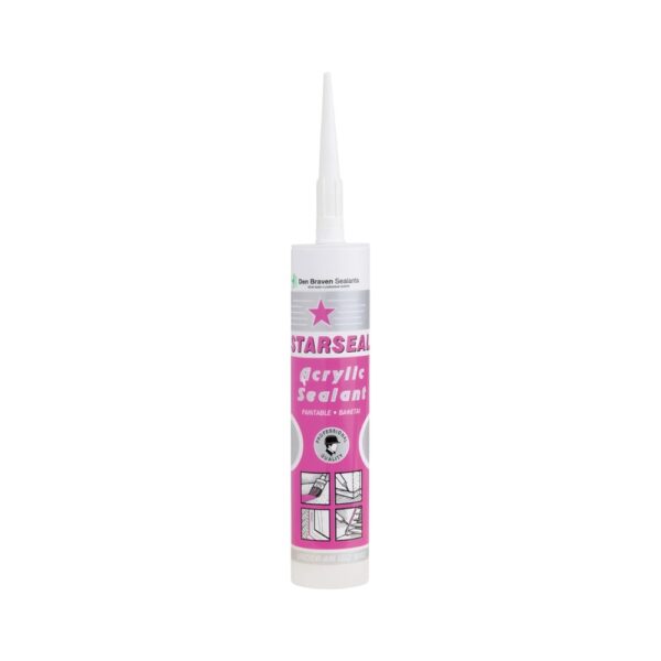 Ακρυλική Σιλικόνη Λευκή Den Braven 260ml