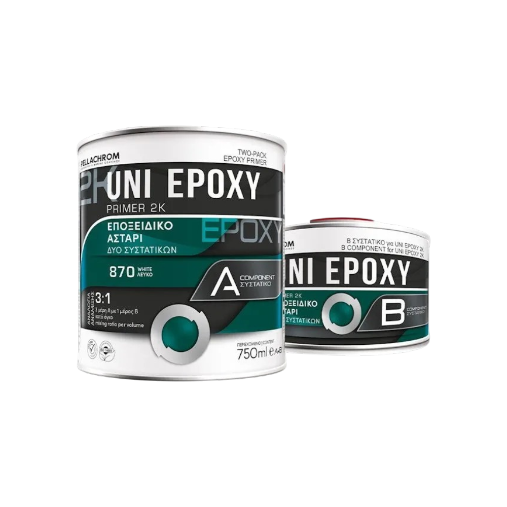 Uni-Epoxy Primer Λευκό N.870 Pellachrom A+B 750ml